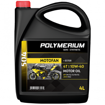 POLYMERIUM MOTOFAN 504 10W-40 4T