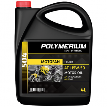 POLYMERIUM MOTOFAN 504 15W-50 4T