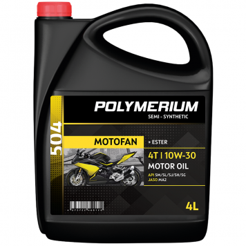 POLYMERIUM MOTOFAN 504 10W-30 4T