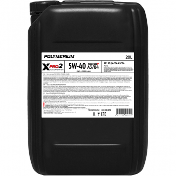 POLYMERIUM XPRO2 5W-40 A3/B4-2