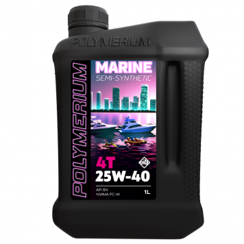 POLYMERIUM MARINE 4Т 25W-40 SEMI-SYNTHETIC-1