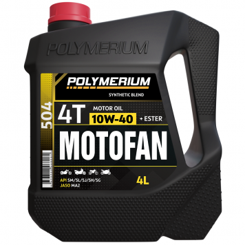 POLYMERIUM MOTOFAN 504 10W-40 4T