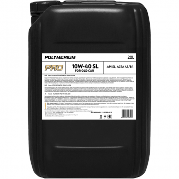 POLYMERIUM PRO 10W-40 SL A3/B4-2