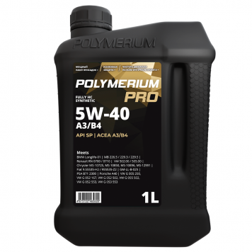 POLYMERIUM PRO 5W-40 A3/B4 -1