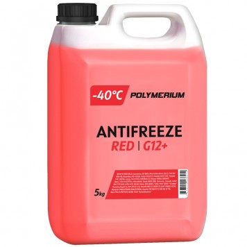 POLYMERIUM antifreeze G12+ (-40) RED 5kg